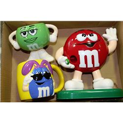 COLLECTIBLE M&M CANDY DISPENSER & OTHER