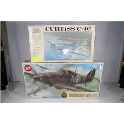 TWO SEALED VINTAGE MODEL AIRPLANES