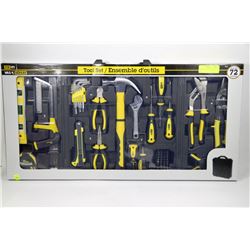 72 PIECE TOOL SET IN CARRYING CASE