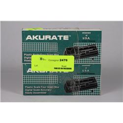 AKURATE: LOT OF2-  4 GRAM SCALES