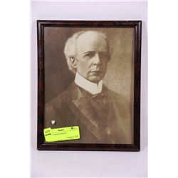 SIR WILFRID LAURIER FRAMED PICTURE