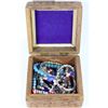 Image 1 : WOODEN CARVED JEWELLERY BOX WITH FASHION
