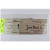 Image 1 : REPLICA OF JEWISH GHETTO BANKNOTES 5 AND 2 MARK