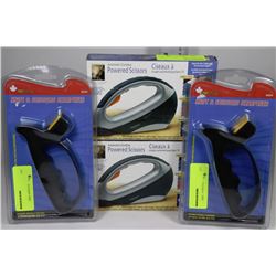 BOX WITH 2 KNIFE & SCISSORS SHARPENERS AND 2-