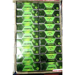 FLAT OF CALLAWAY HX BITE RECLAIMED GOLF BALLS