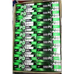 FLAT OF NIKE PD SOFT RECLAIMED GOLF BALLS