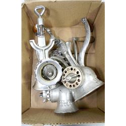COLLECTION OF VINTAGE MEAT GRINDERS
