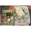 Image 1 : 2 BOXES WITH ASSORTED SIZED CANNING JARS 29 IN