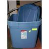 Image 1 : RUBBERMAID BINS W LIDS X 3