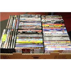LARGE FLAT OF DVD'S