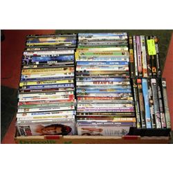 LARGE FLAT OF DVD'S