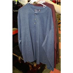 LOT OF 4 LONG SLEEVED SHIRTS SIZES 2XL & 4XL