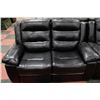 Image 2 : NEW RECLINING  BLAKE BLACK LEATHERETTE