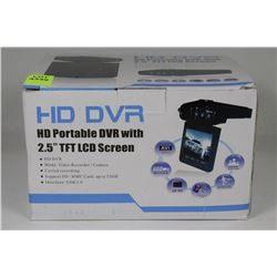 NEW HD PORTABLE DVR W 2.5" LCD SCREEN