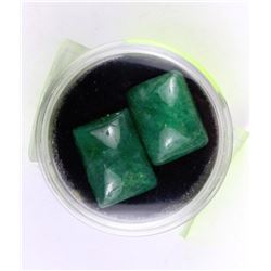 #23-NATURAL EMERALD STONES 27.5CT (2STONES)