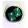 Image 1 : #23-NATURAL EMERALD STONES 27.5CT (2STONES)