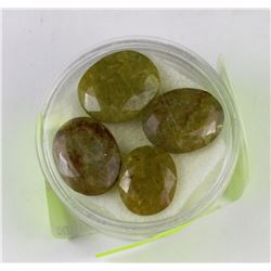 #39-NATURAL YELLOW SAPPHIRE 40CT (4 STONES)