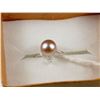 Image 1 : #14.925 SILVER FRESH WATER PEARL SIZE 4.5 PURPLE