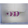 Image 1 : #6-.925 SILVER NATURAL RUBY RING SIZE 7