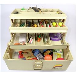 PLANO TACKLE BOX FILLED WITH TACKLE