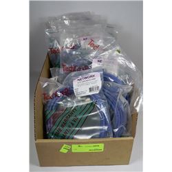BOX WITH 10 FOOT CAT 6 PATCH CORDS