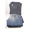 Image 1 : LOT OF 4 PAIRS OF NEW JEANS (28X34),(29X33),32,(28X33)