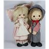 Image 1 : VINTAGE HANDMADE BOTTLE DOLLS - BOY & GIRLS