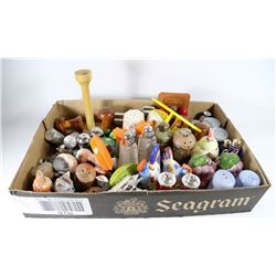 FLAT OF SALT AND PEPPER SHAKERS