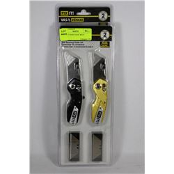 UTILITY KNIFE PACK WITH BLADES 2 PACKS OF 2