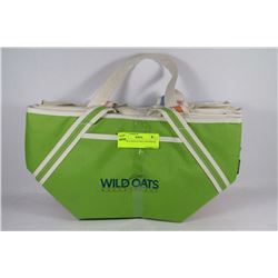 LOT OF 4 INSULATED LUNCH BAGS SPRING COLORS