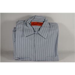 LOT OF 5 NEW MENS L/SLEEVE STRIPE SHIRTS - M