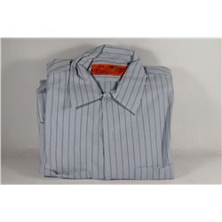 LOT OF 4 NEW MENS L/SLEEVE STRIPE SHIRTS - M