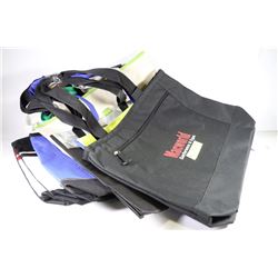 BUNDLE OF 10 REUSABLE CLOTH SHOPPING BAGS INCL.