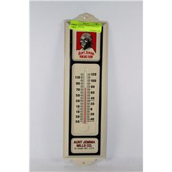 VINTAGE AUNT JEMIMA MILLS CO. THERMOMETER