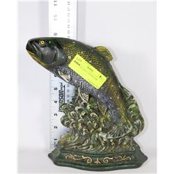 CAST IRON TROUT DOOR STOP