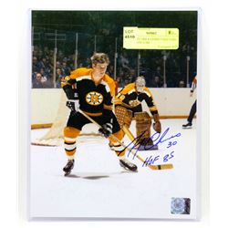 #4 BOBBY ORR & GERRY CHEEVERS SIGNED PICTURE