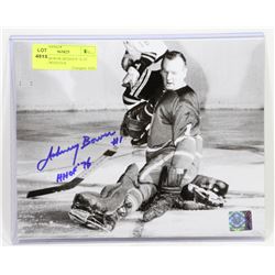 JOHNNY BOWER SIGNED 8" X 10" PICTURE WITH COA