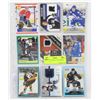 Image 1 : SHEET OF 9 HIGHLY COLLECTIBLE ROOKIE &