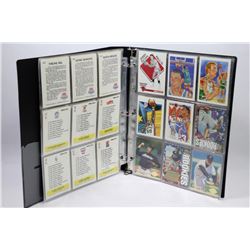 BINDER OF BASEBALL/BASKETBALL CARDS