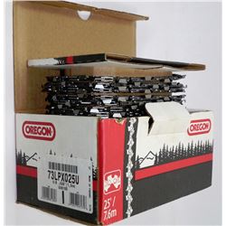 BOX OF OREGON CHAIN SAW CHAIN 3/8" - 25FT