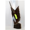 Image 1 : HAND CARVED HARDWOOD SWORDFISH