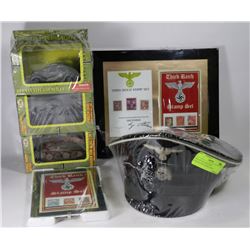 BOX OF GERMAN NAZI COLLECTIBLES INCLUDING
