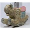 Image 1 : WOODEN ROCKING ELEPHANT