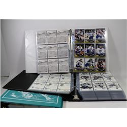 3 BINDERS OF HOCKEY CARDS INCLUDES ROOKIE CARDS &