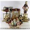 Image 1 : FLAT OF FIGURINES, PHOTO FRAME, BEARS AND