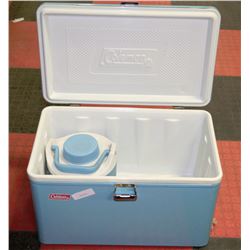VINTAGE COLEMAN COOLER AND JUG