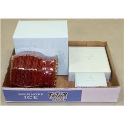 FLAT WITH NEW PARTYLITE CANDLES/HOLDERS ETC