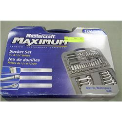 NEW MASTERCRAFT 106-PC SOCKET &
