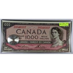 QUARTZ $1000 WALL CLOCK