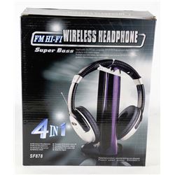 4 IN 1 WIRELESS HEADPHONES